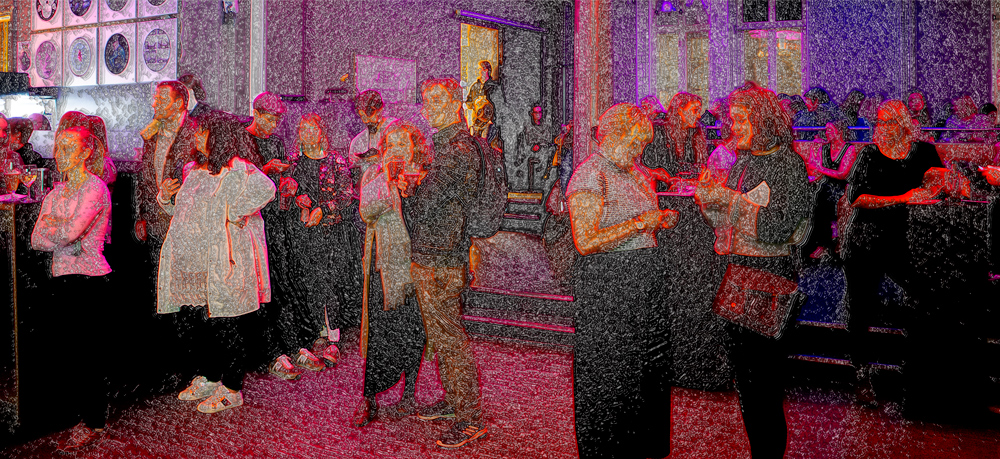 Decorative picture of the people having fun