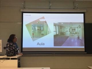 Hannele Kerosuo presenting at the FERA Sig on Activity Theory
