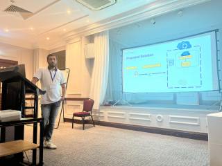 Presentation of the paper "Learning in the Dark" at TrustCom 2023