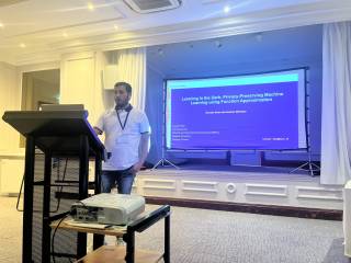 Presentation of the paper "Learning in the Dark" at TrustCom 2023