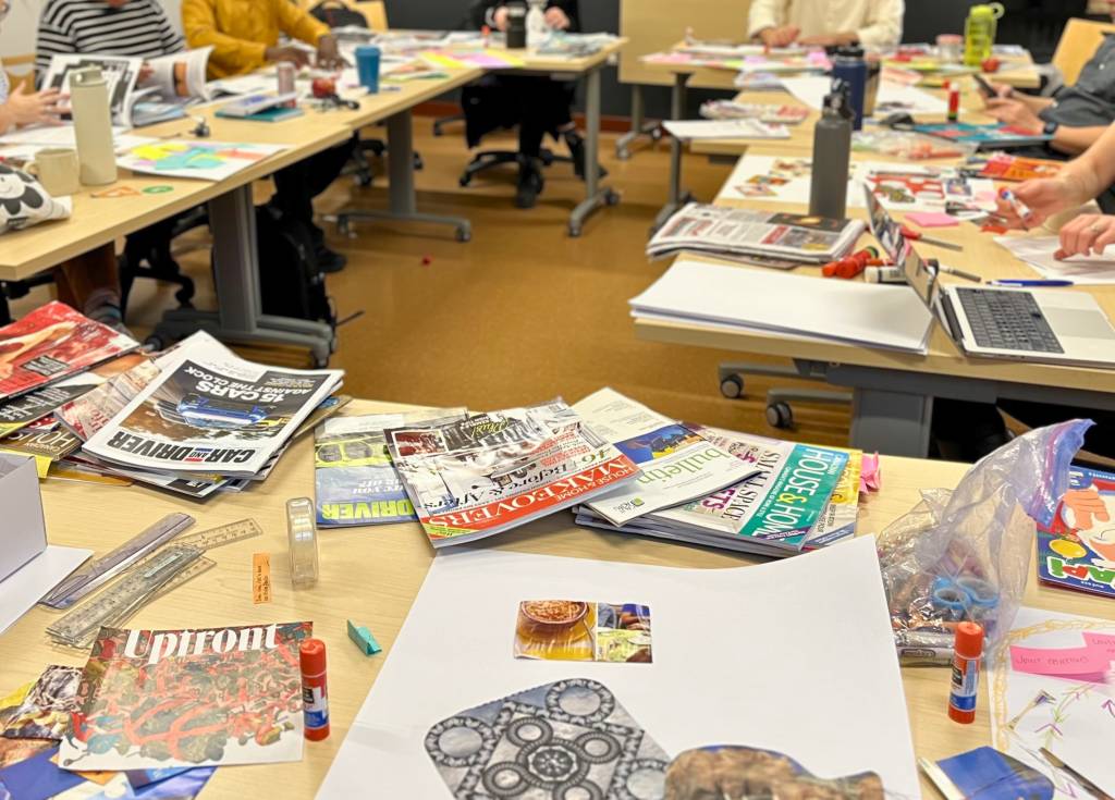Research crafting., photo Karoliina Karppinen
