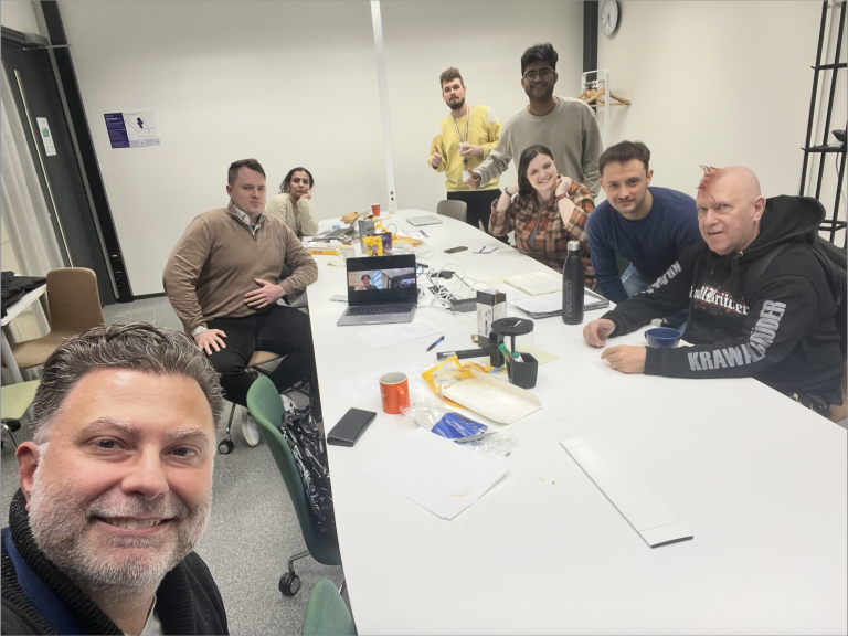 The lab in retreat brainstorming session 2025
