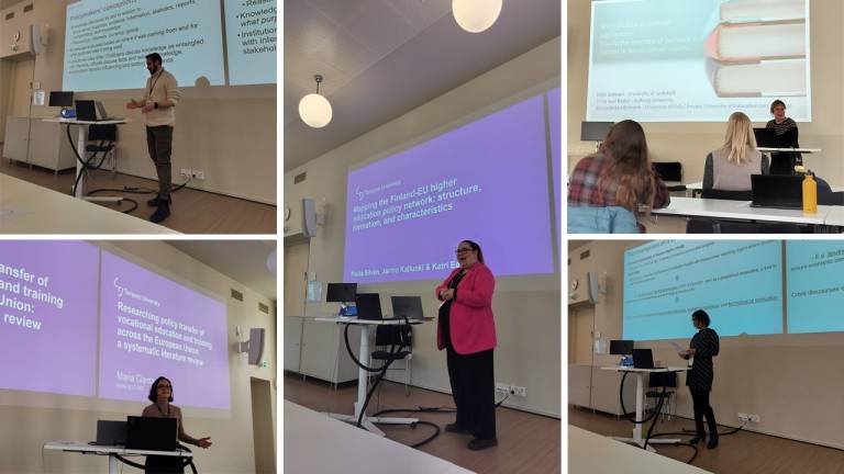 presenters in a conference