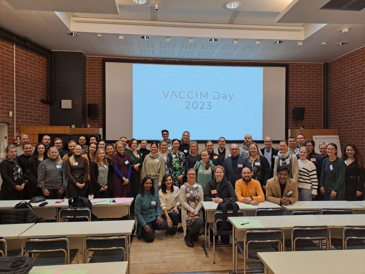 Group photo from Vaccim day 2023