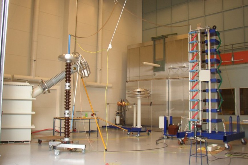 General view of laboratory settings.