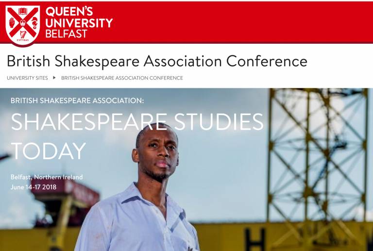 British Shakespeare Association Conference