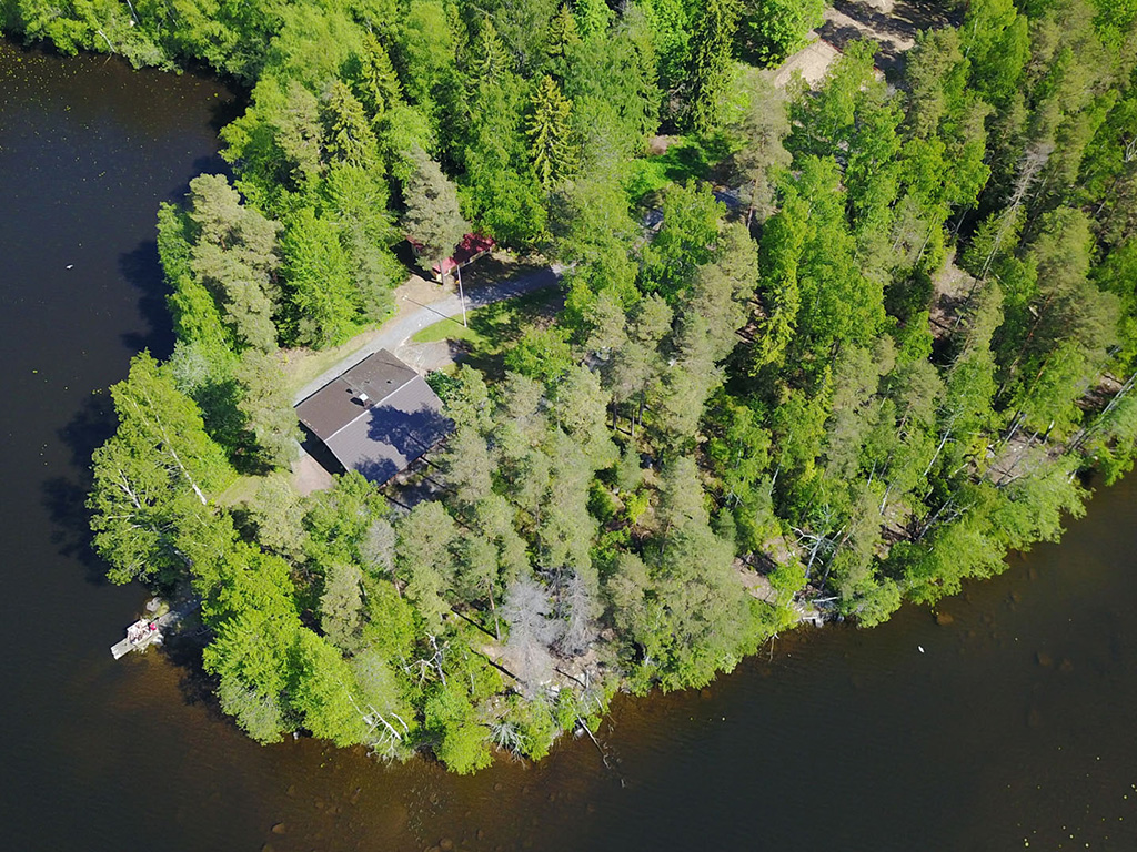 Aerial photograph of the Majaranta -sauna