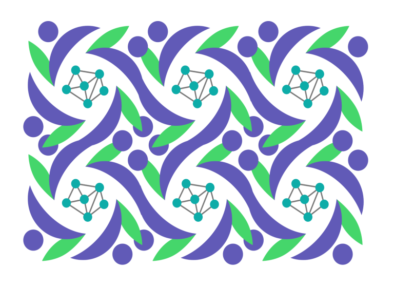 DigiSus logo pattern 2x3 times repeated.