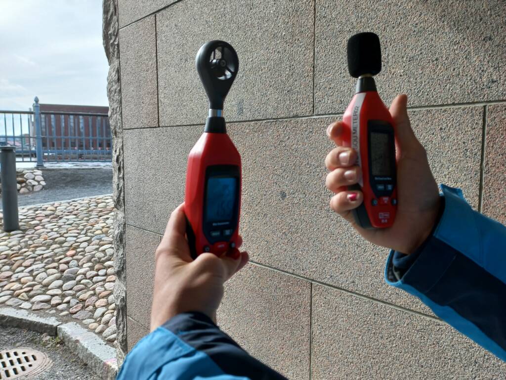 Measuring wind and sound