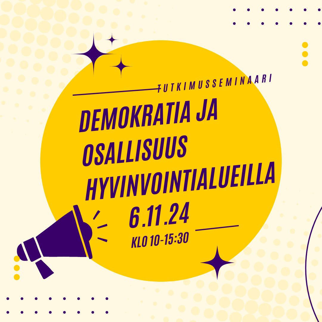 Demokratia ja osallisuus seminaari kuvituskuva