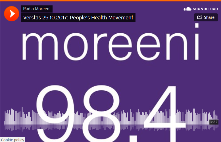 interview on Radio Moreeni
