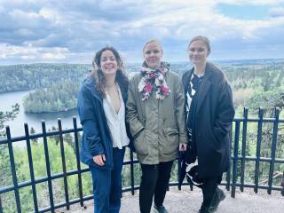 EduLit researchers in Aulanko National Park
