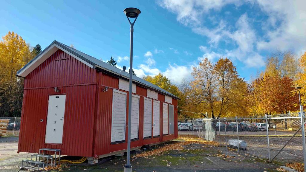 Ecosafe test building.