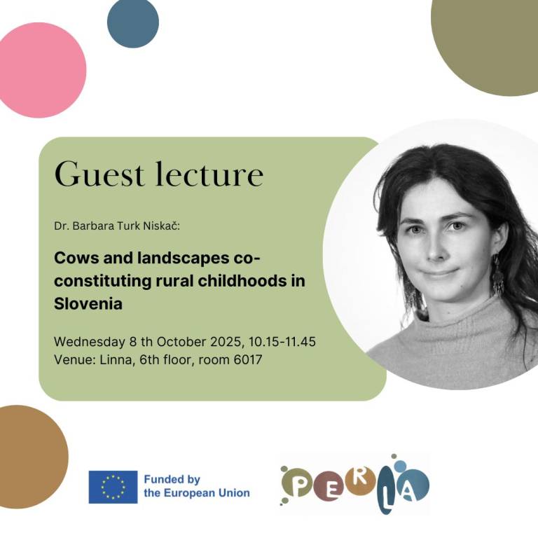 guest lecture with text and photo