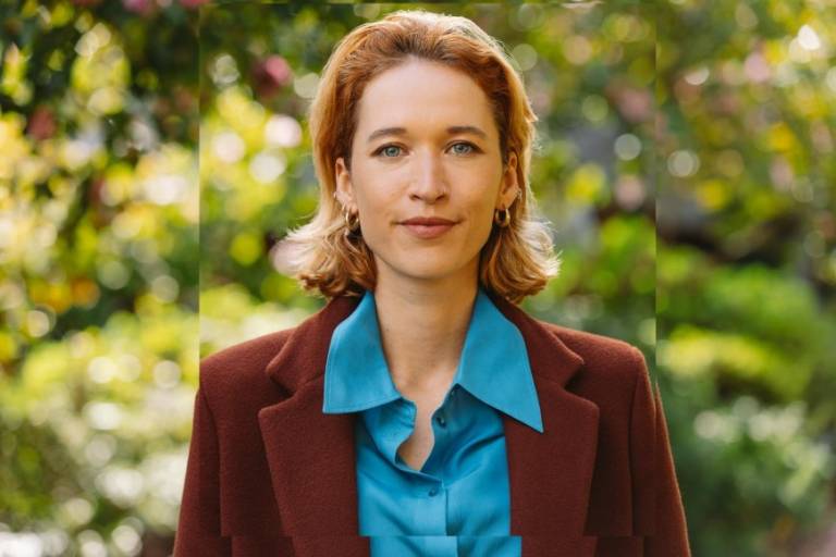 Profile shot of Jasmin Pfefferkorn