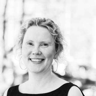 Black and white picture of Leena Ripatti-Torniainen