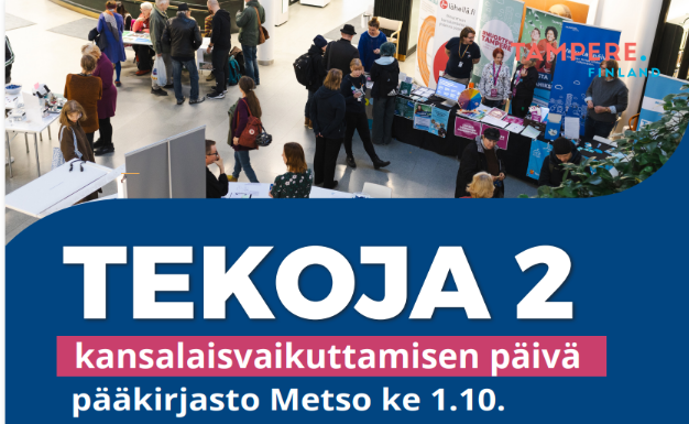 TEKOJA2 kansalaisvaikuttamisen päivä 1.10 mainos