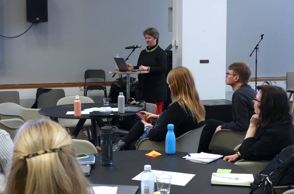 Barbara Soukup, päätösseminaari 2025. Kuva: Mari Heikkilä