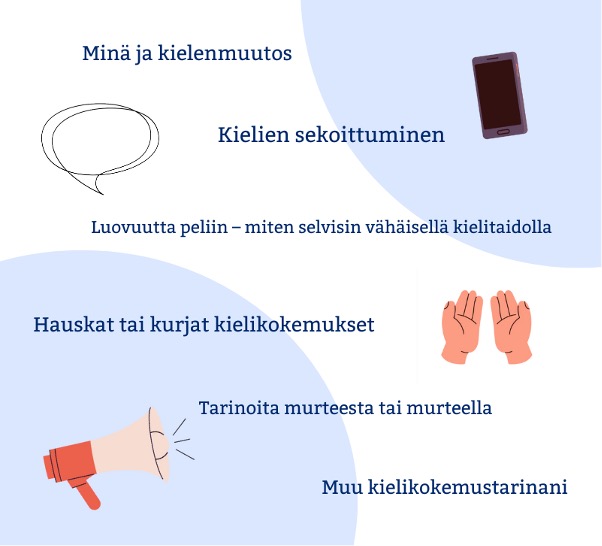 Kielikokemustarinoiden keruu, linkki keruulomakkeeseen