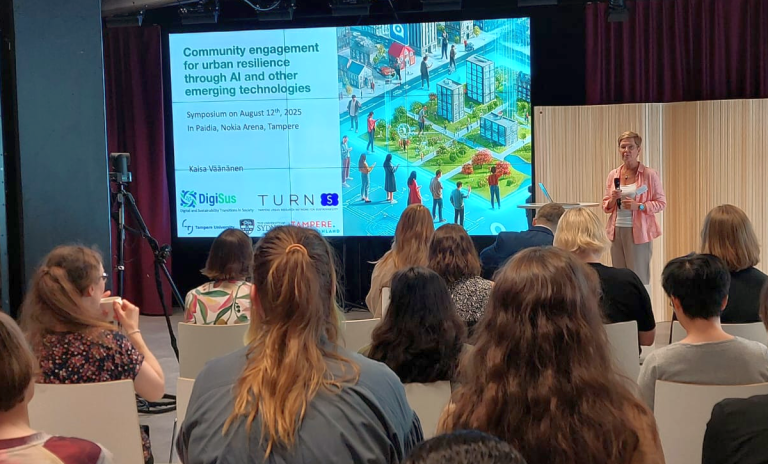 Professor Kaisa Väänänen is opening the symposium with an introductory presentation.