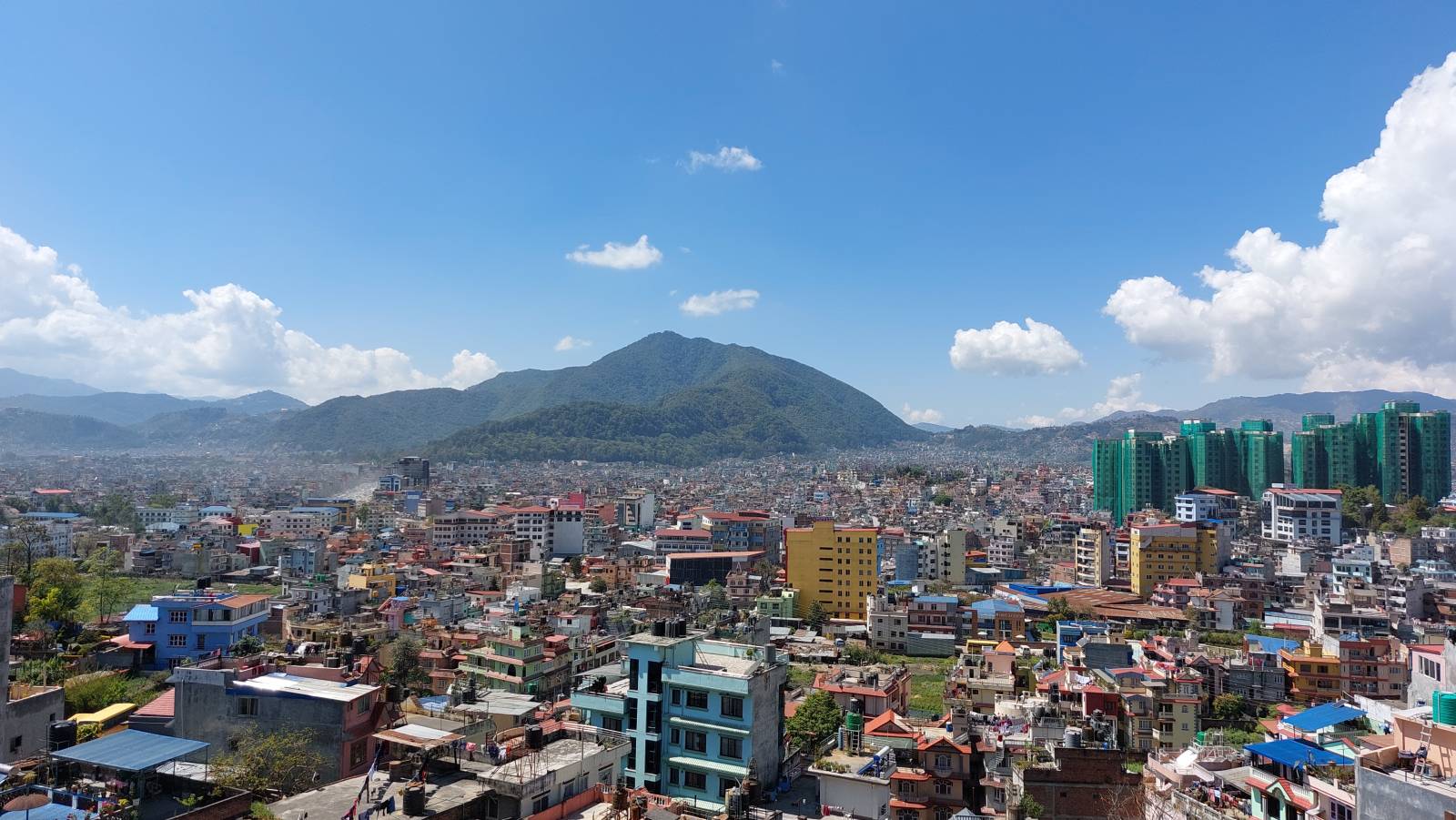 View over Kathmandu