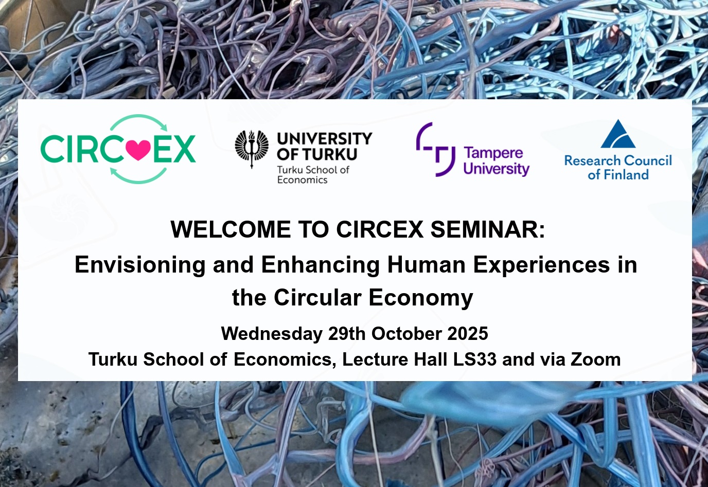 Poster picture for seminar name and organizers