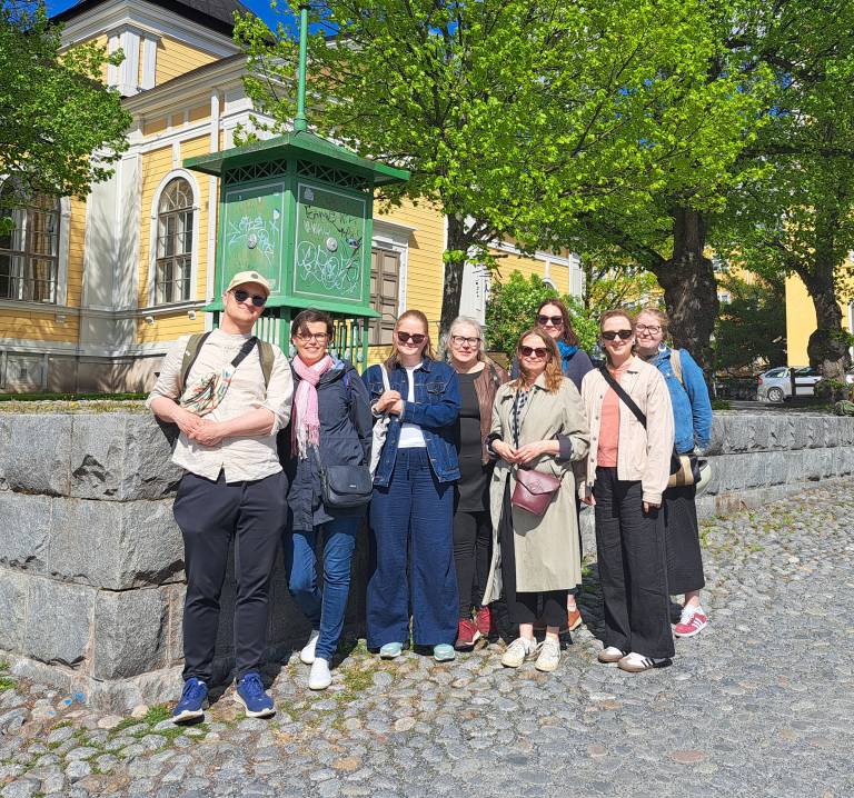 Group photo of 8 people