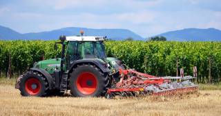 Tractor on a field