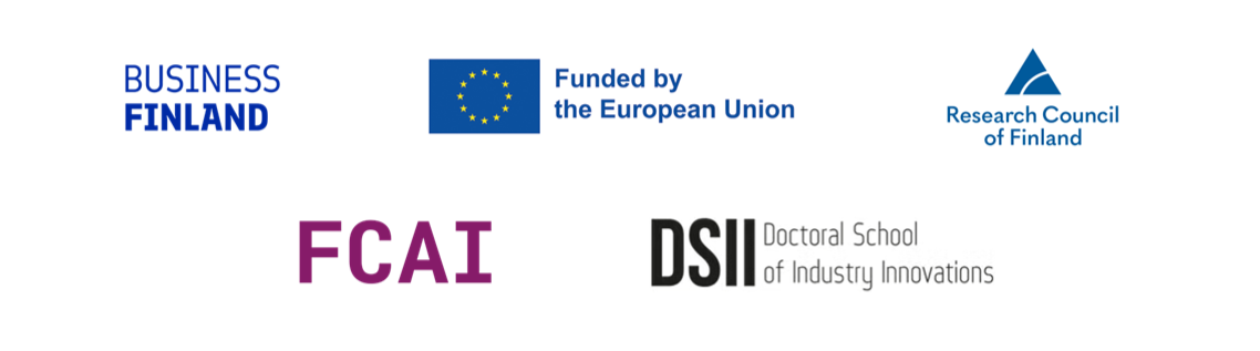 Logos of 5 different funding agencies
