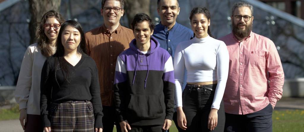 Group picture from the Photoactive Organic Materials, Aalto University - before transfer to TAU