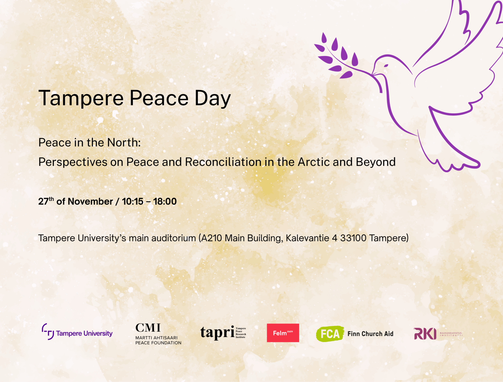 Tampere Peace Day 2026
