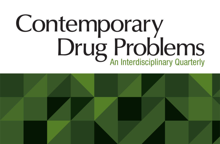 Contemporary Drug Problems cover page