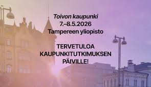 Kaupunkitutkimuksen päivät kuva