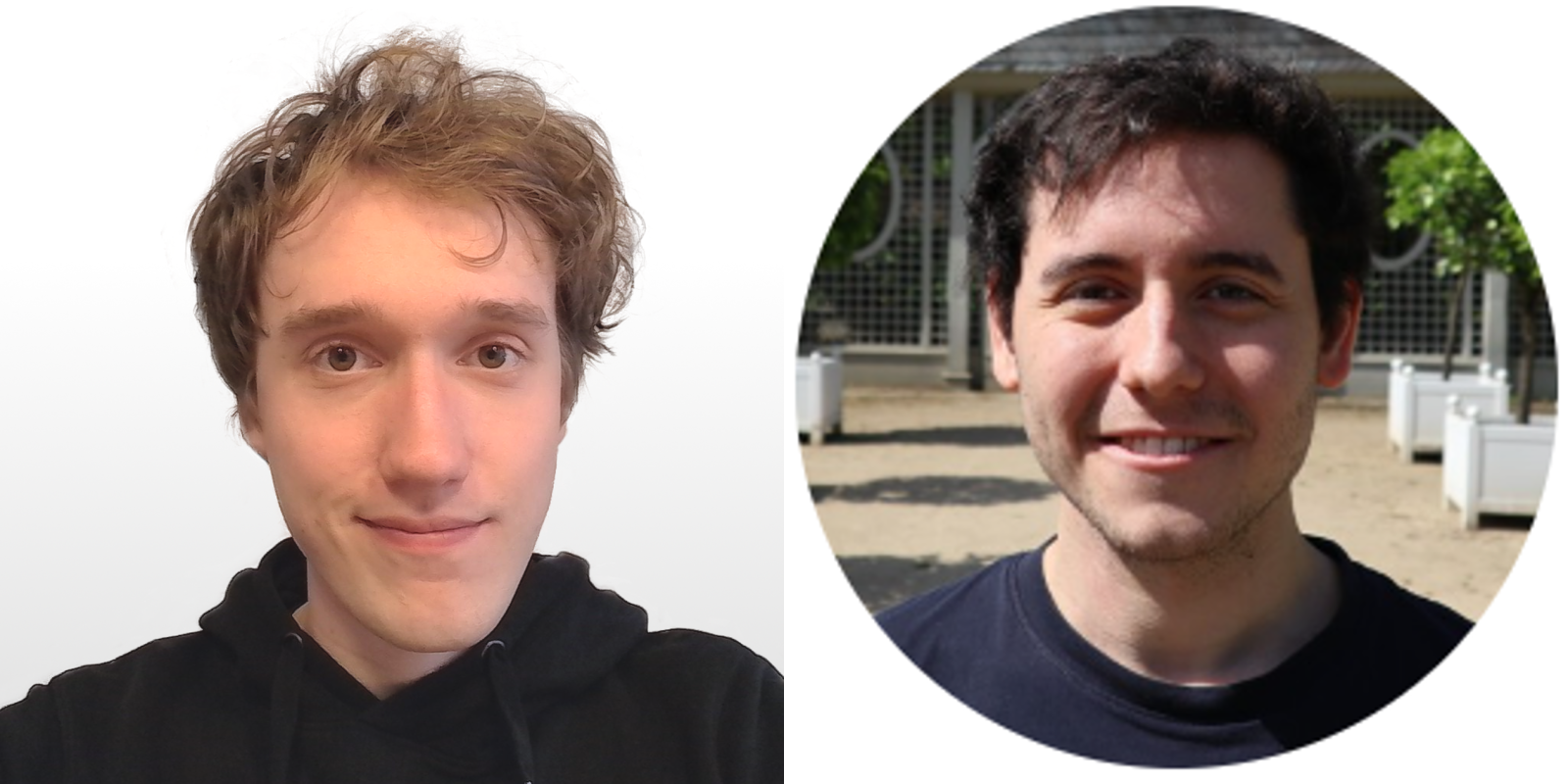 photo of new group members jakob and cristo