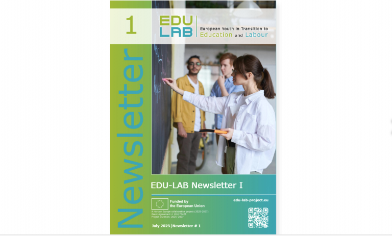 Picture of the the front page of the newsletter