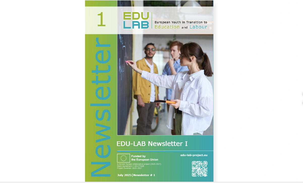 Picture of the the front page of the newsletter