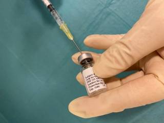 The first PRV-101 vaccine dose prepared for injection