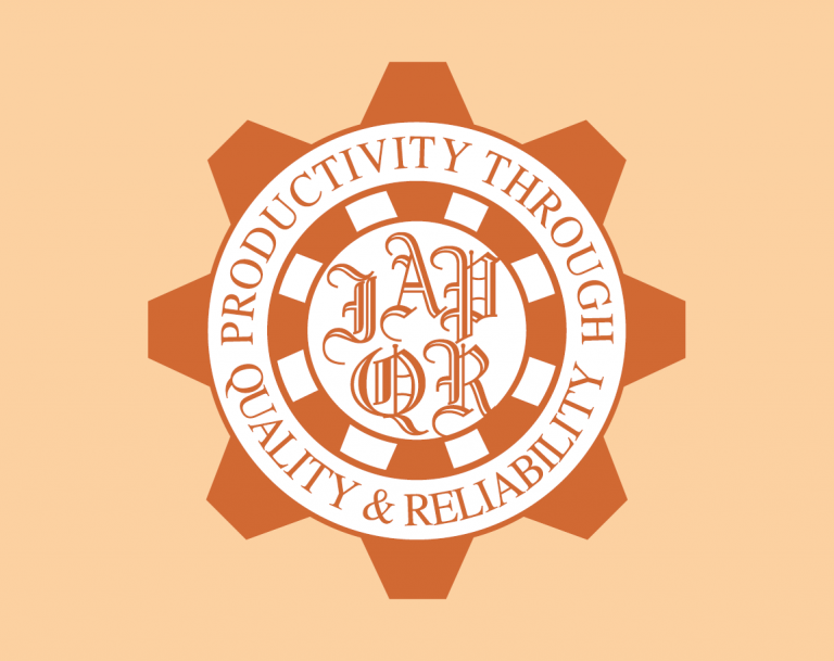 The logo of the Indian Association for Productivity, Quality and Reliability