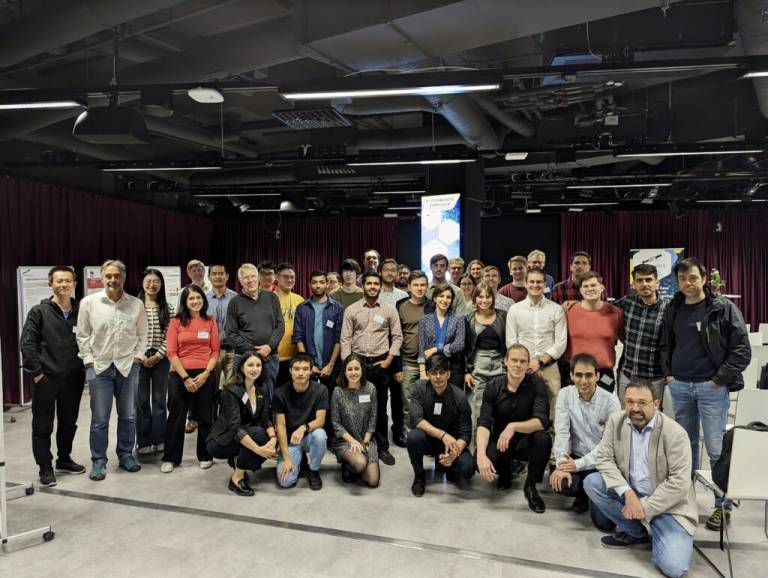 Group photo of 3rd STROM-BOTs Symposium participants in Paidia Nokia Arena