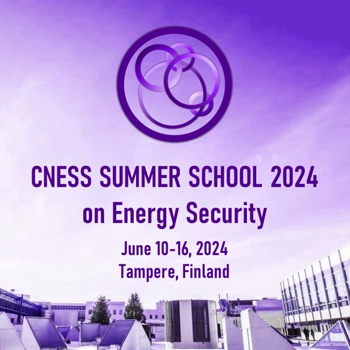 CNESS Summer School 2024 on Energy Security