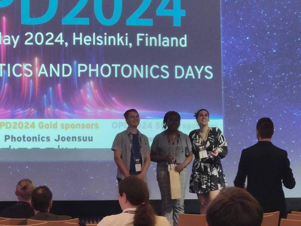 Top 2 poster awards of Optics and Photonics Days in Finland | Smart ...