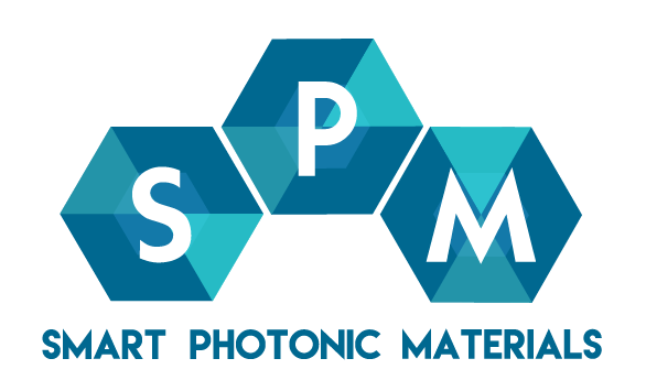 Dark blue logo of Smart Photonic Materials research group